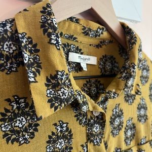 Madewell floral button-down